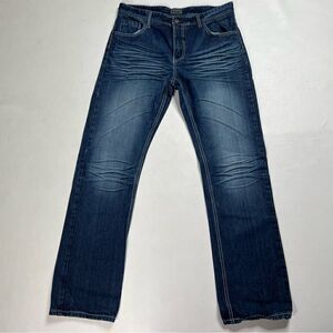 CJ Black | Men’s Darker Denim Bootcut Jeans